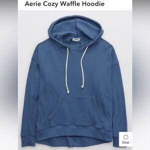 NWOT Aerie Waffle Knit Sweatshirt